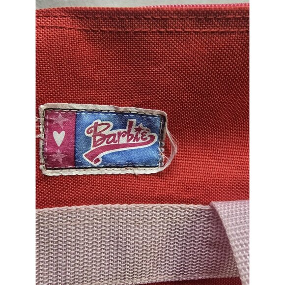 Vintage 2002 Mattel Barbie Red Tote Bag Duffel Bag- Some Flaws- Read Info - Picture 13 of 16